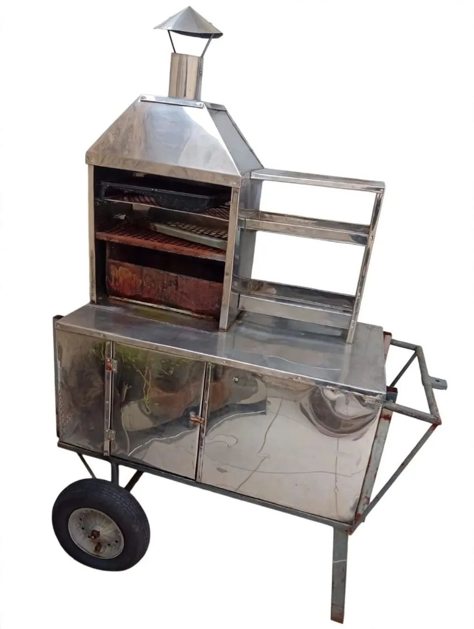 Carrinho de churrasquinho inox - Foto 3