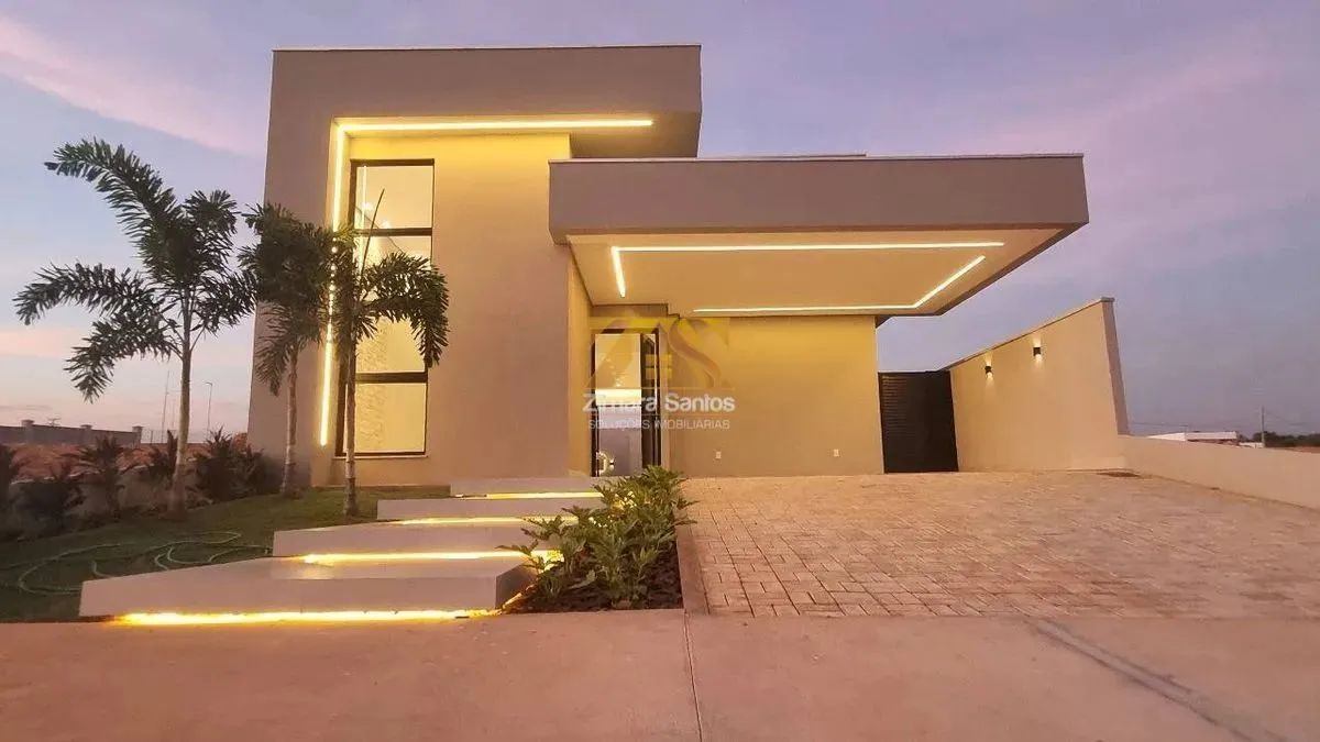 Casa Alto Padrão com 3 suítes plenas, 138 m² - ARSE 153 - Condomínio Buriti Garden Prime -