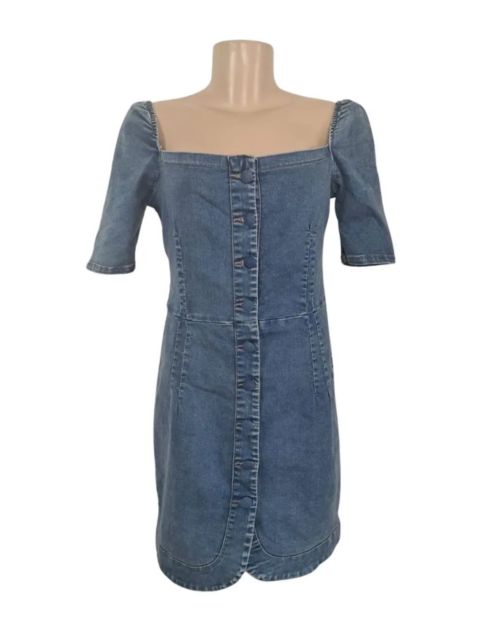 Vestido Jeans Up Scale Tamanho 42 - Foto 2