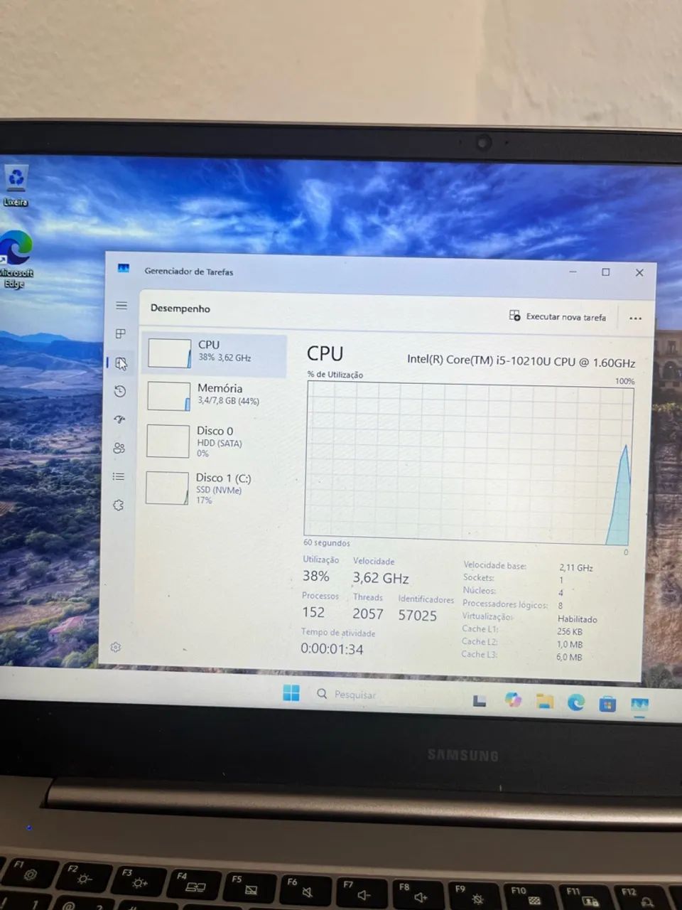 NOTEBOOK SAMSUNG CORE I5 DÉCIMA GERAÇÃO+ENTREGA GRÁTIS  - Foto 3