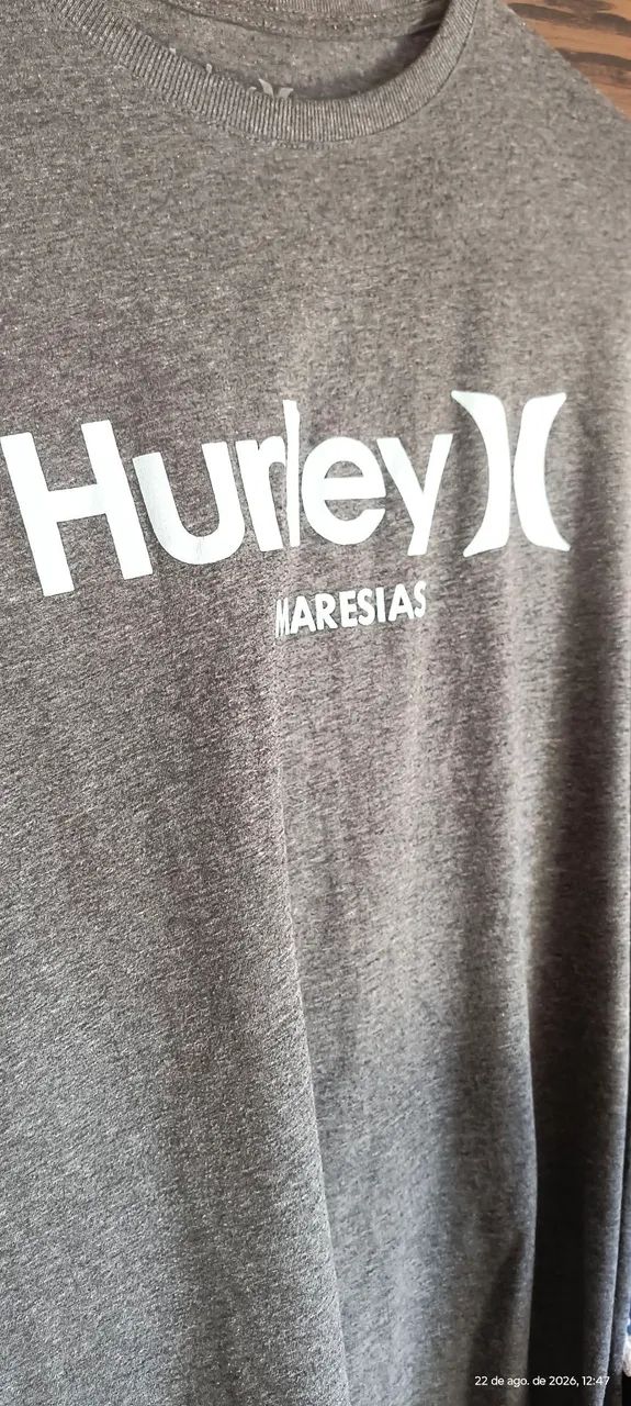 Camiseta Hurley Original tamanho G levíssimo  - Foto 4