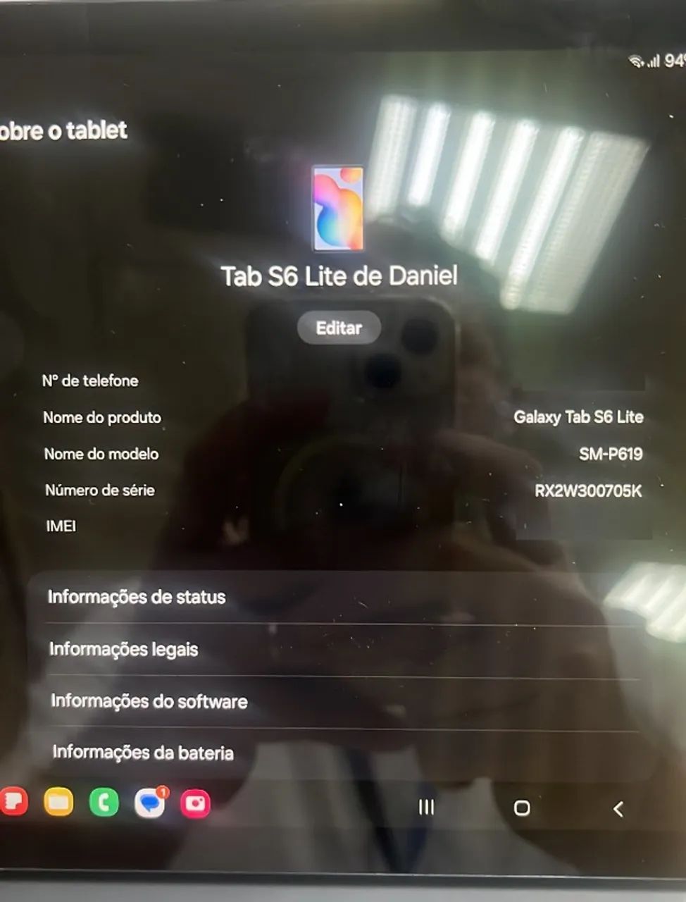 Tablet Samsung Tab S6 Lite 128Gb 10 polegadas - Foto 3