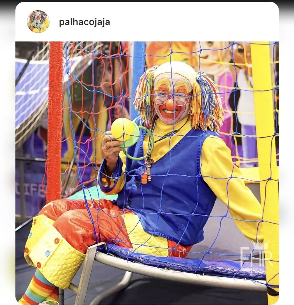 Palhaço, recreador e animador de eventos e festas  