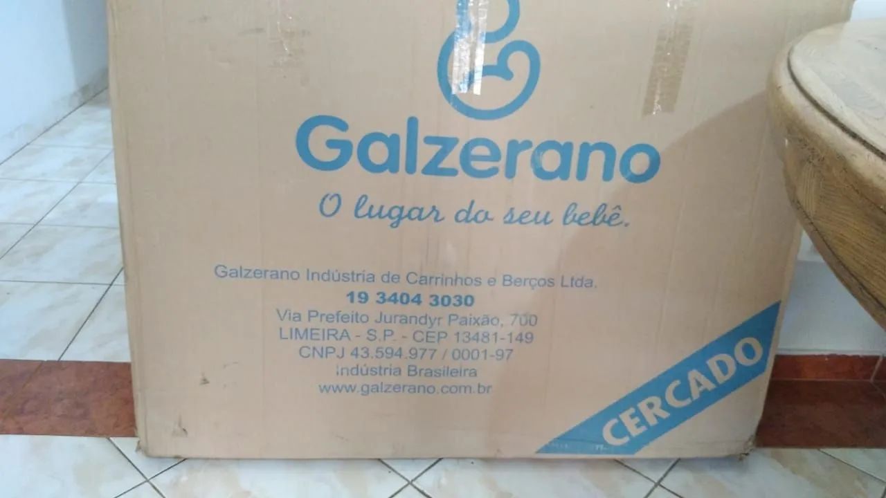 Cercado Galzerano para Bebê - Conservado + Caixa Original - Foto 4