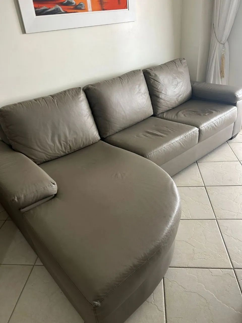 Sofa 3 lugares com chaise  - Foto 4