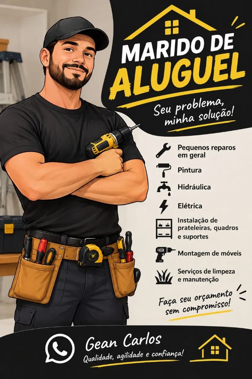 Marido de aluguel SERVIÇOS 