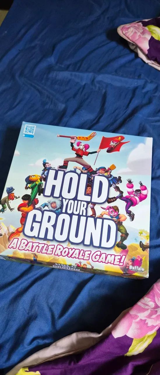Jogo de tabuleiro Hold your ground tipo Fortnite super divertido para todas as idades
