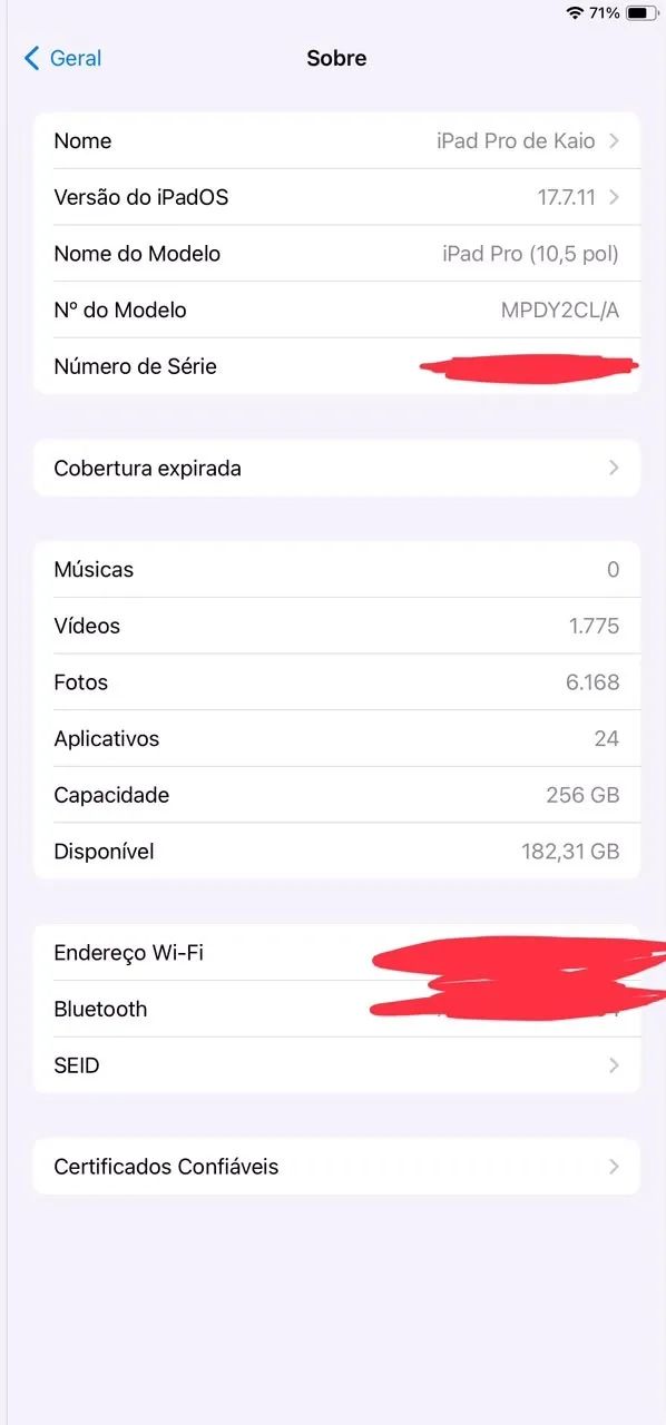 iPad Pro 10.5 polegadas (2017) - Modelo A1701 Wi-Fi - Foto 4