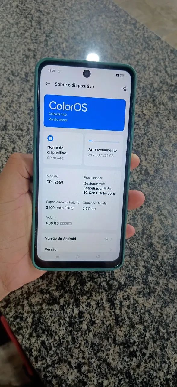 Oppo A40 256GB - Foto 5