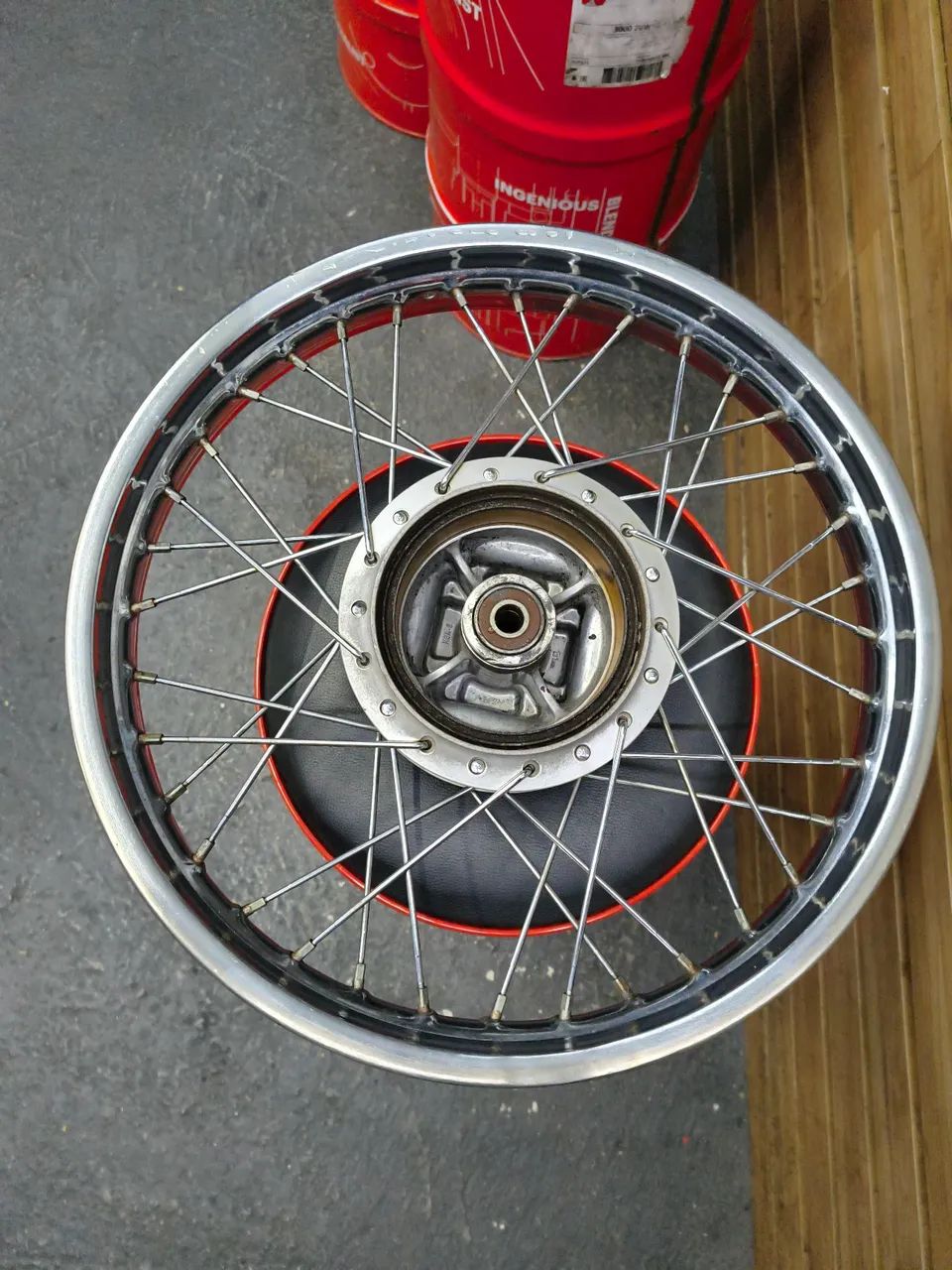 Roda traseira CG 125 2000 a 2008 - Foto 2
