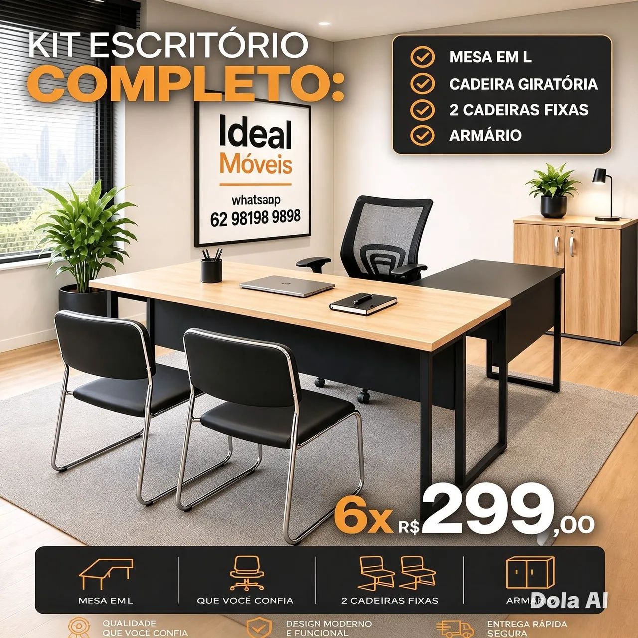 Kit Completo de Escritório 