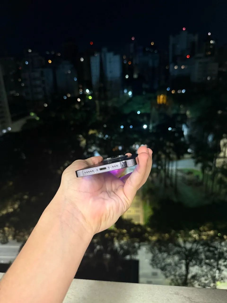 iPhone 14 Pro roxo - Foto 4