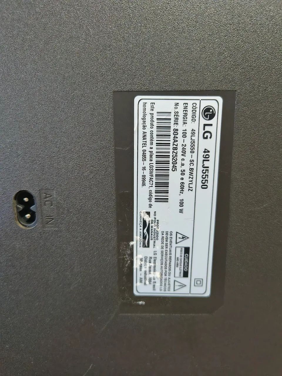 SMART TV LG 49 POLEGADAS FUNCIONANDO PERFEITAMENTE  - Foto 2