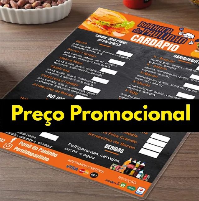 Cardápio UV - Foto 4