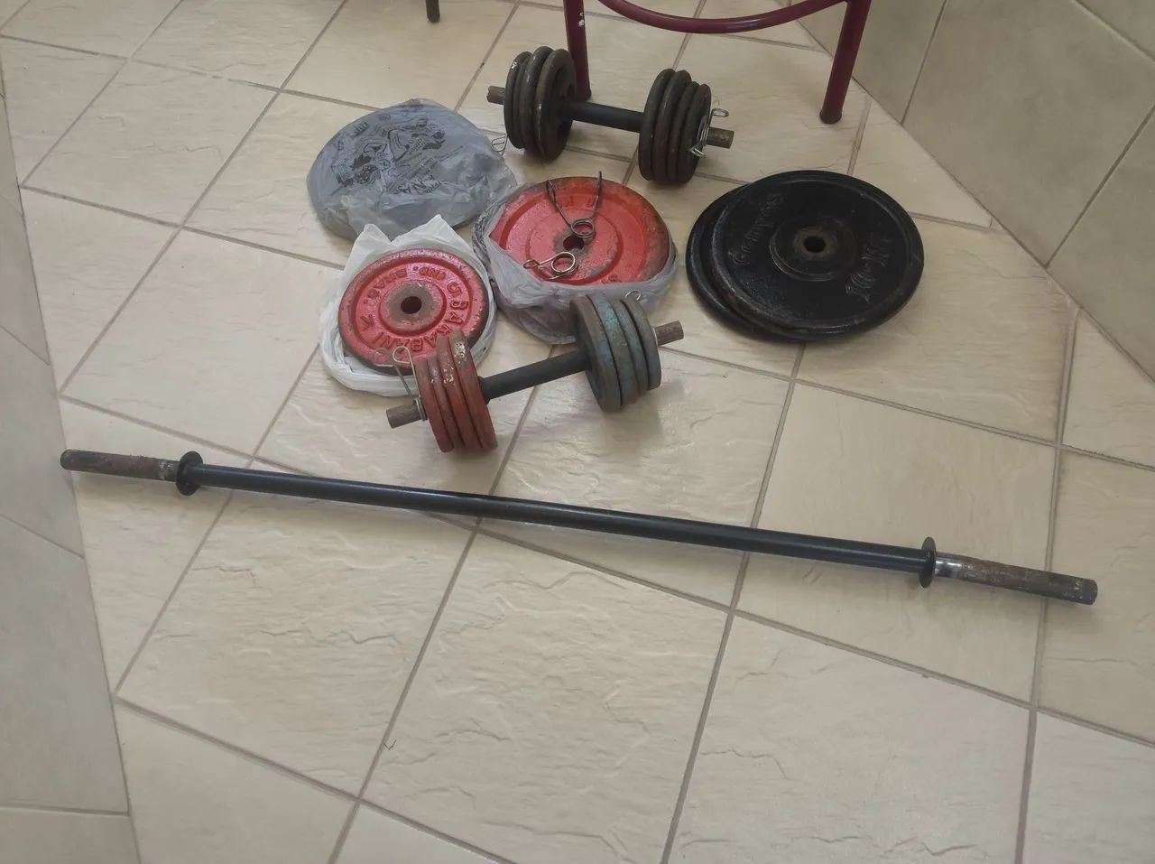 Kit de musculação