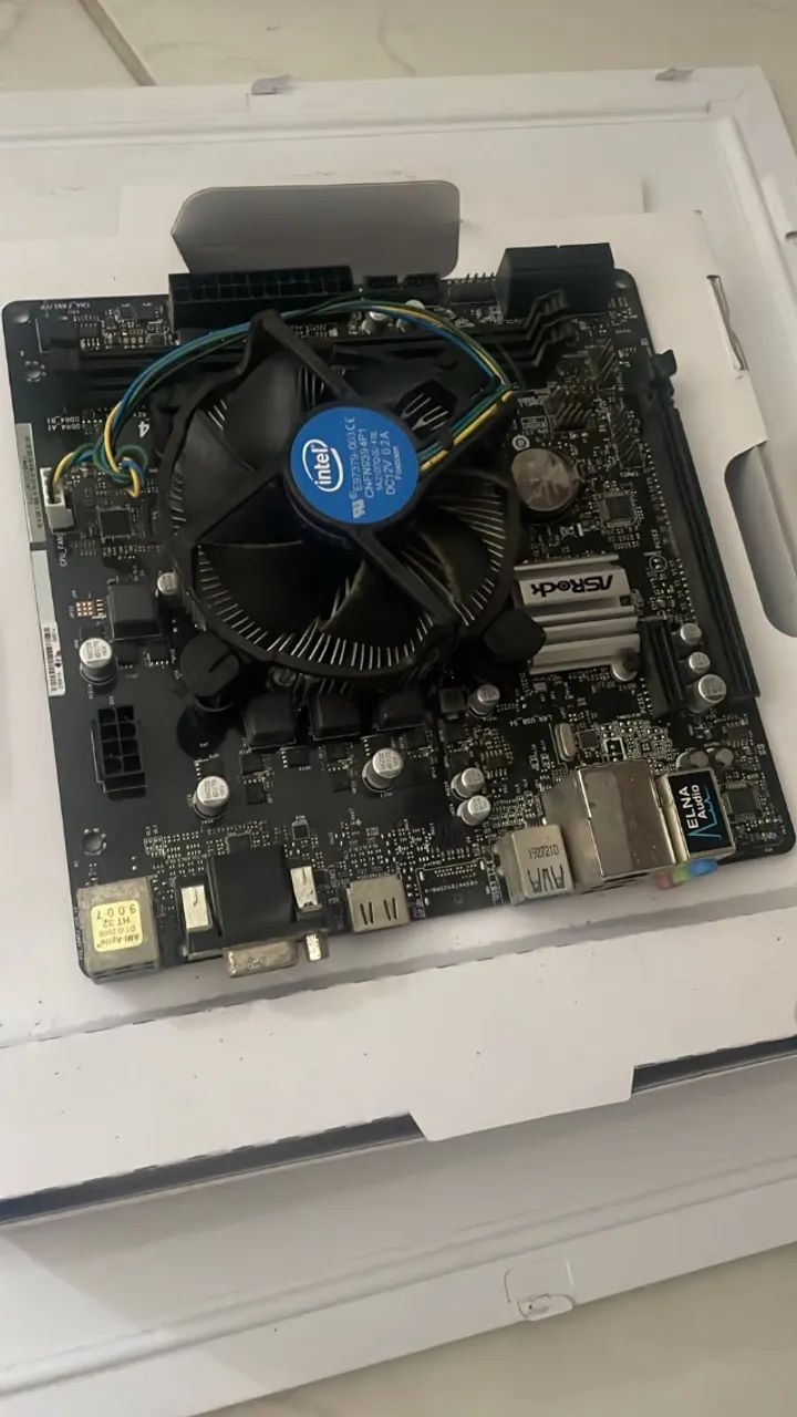 Placa Mãe H310CM-HG4 com processador I3 9100F