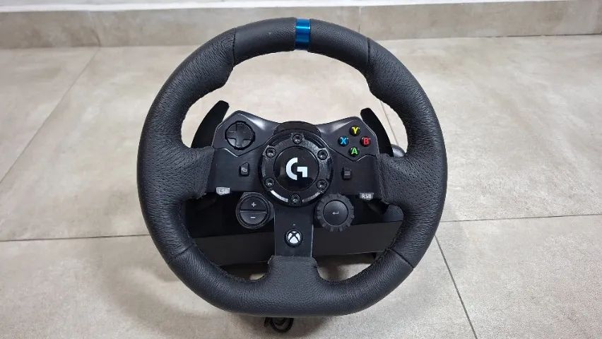 Volante Logitech G923 Loadcell e mod paddle shift magnético compatível com xbox e pc - Foto 2