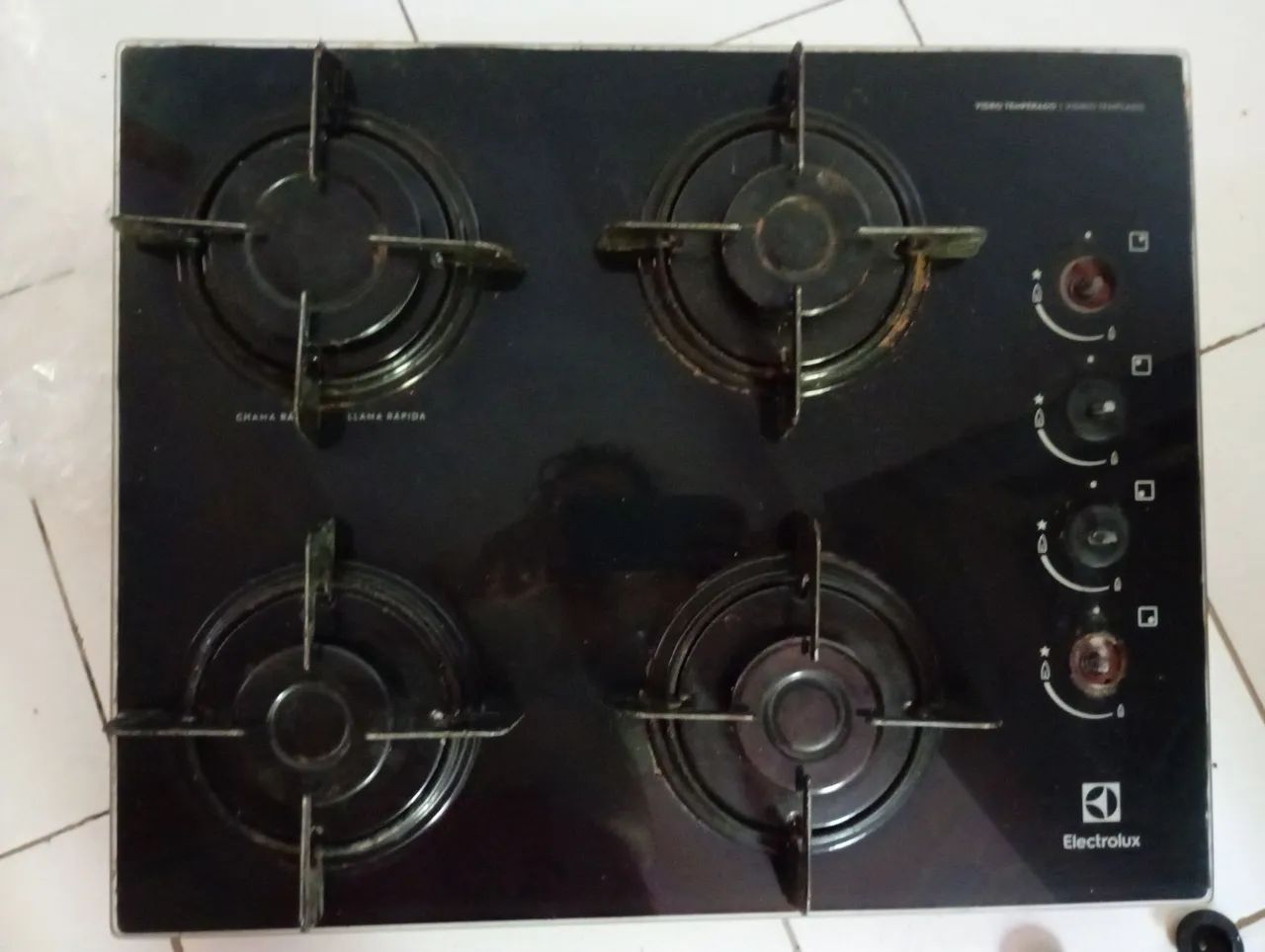 Cooktop com defeito 