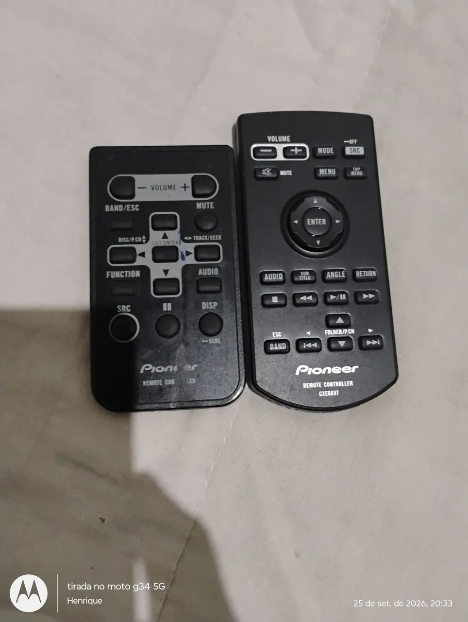 Controle Pioneer 