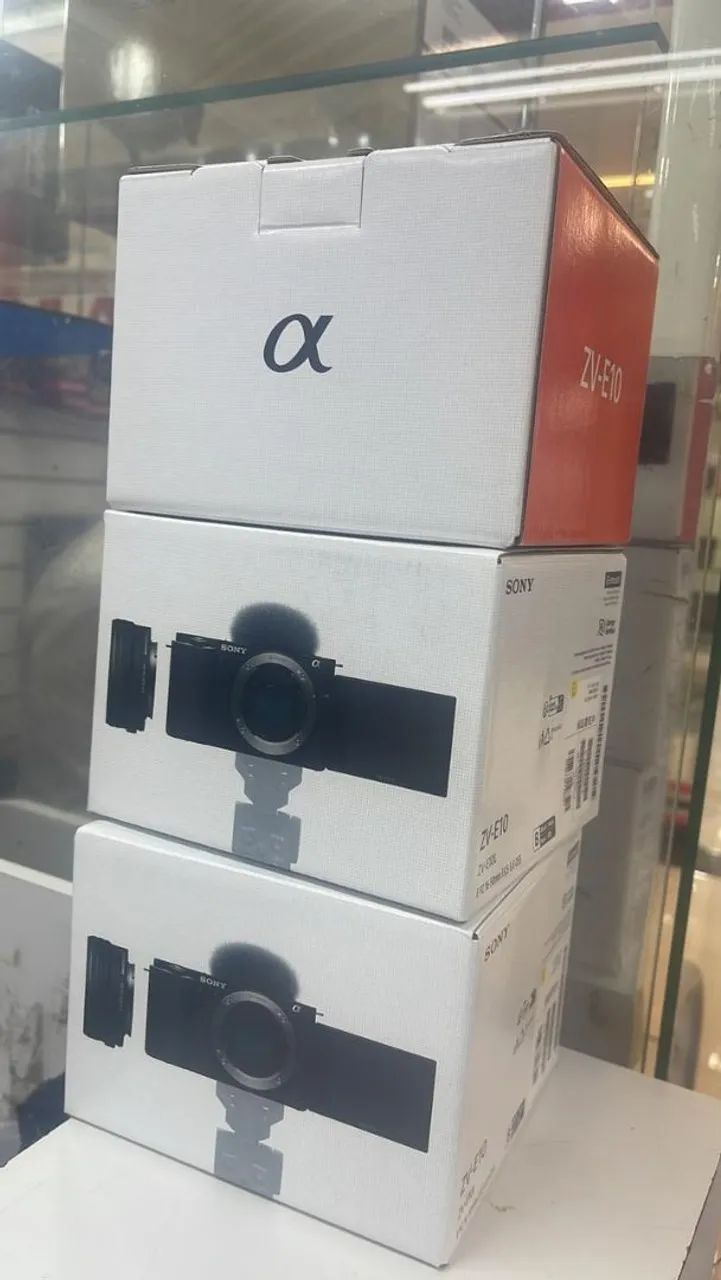 Câmera Sony completa Zv e10 com kit 
