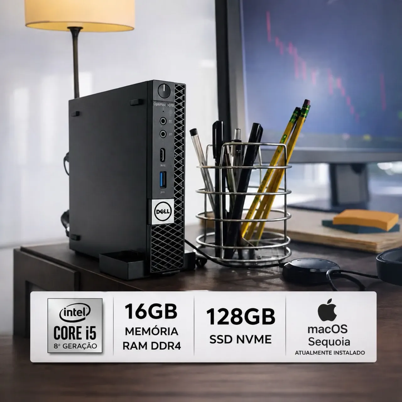 Mac Mini 2018 i5 6-Core 8GB SSD 256GB Space Gray - Computadores e