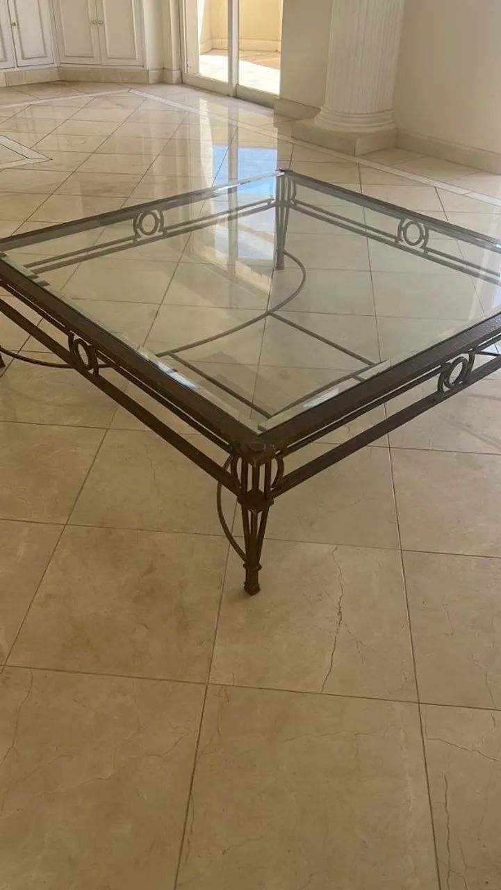 Mesa com Tampo Cristal  - Foto 2