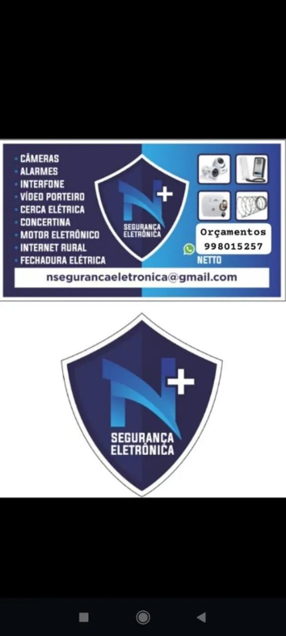 Promoção em toda área de segurança eletrônica