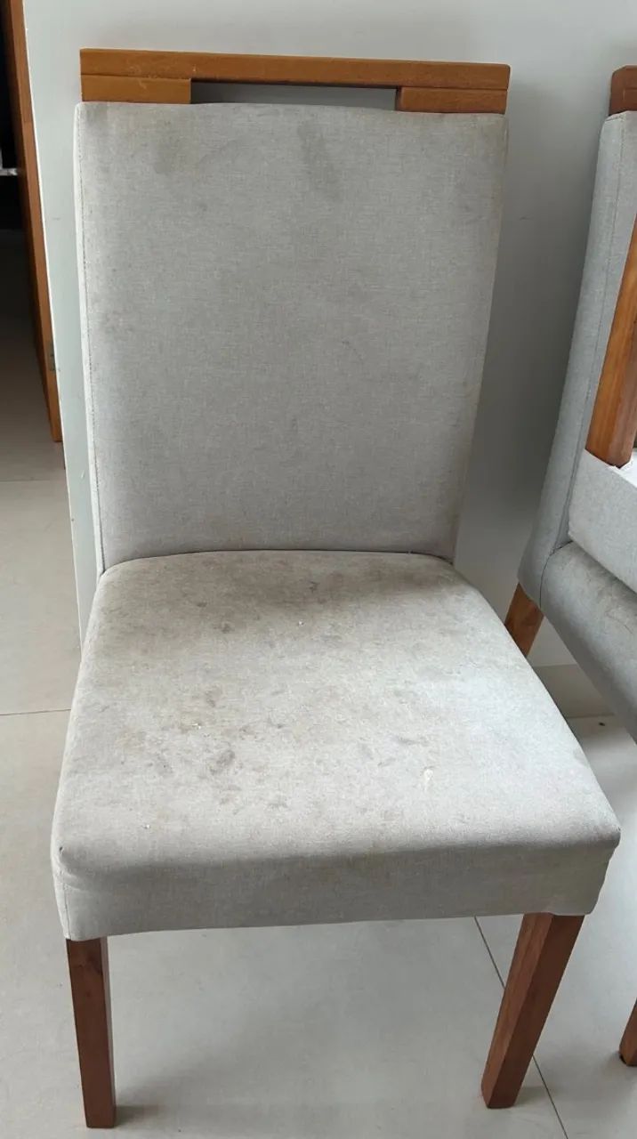 8 cadeiras para mesa de jantar - aceito proposta
