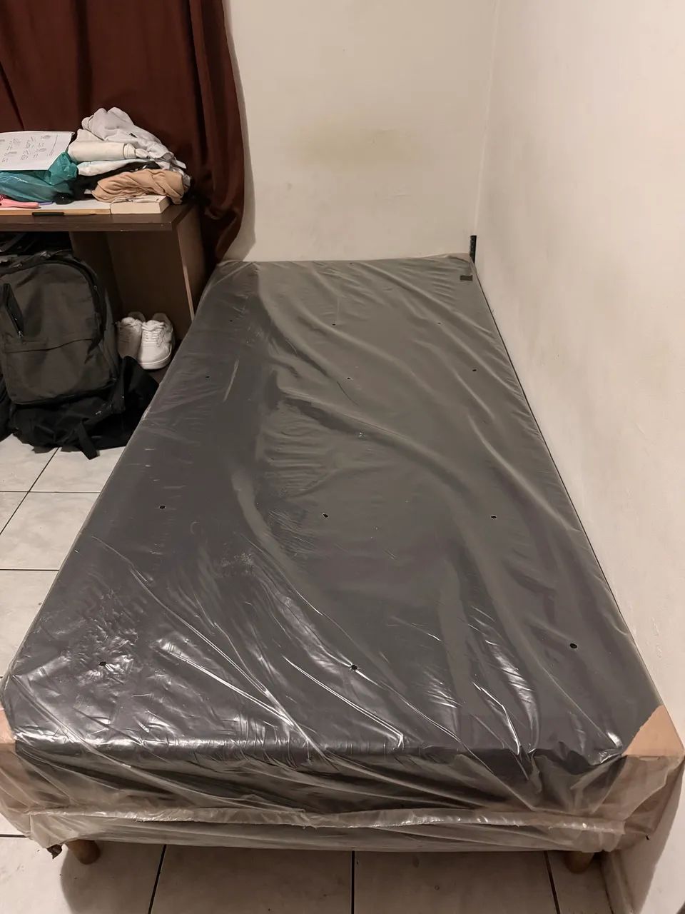 Vendo Cama Box de Solteiro com Base  - Foto 2