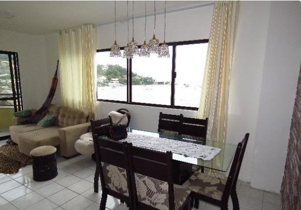 Vista do Mar de todos os comodos do apartamento