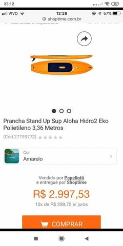 Stund up serve como Caiaque para até 2 pessoas de polietileno - Foto 3