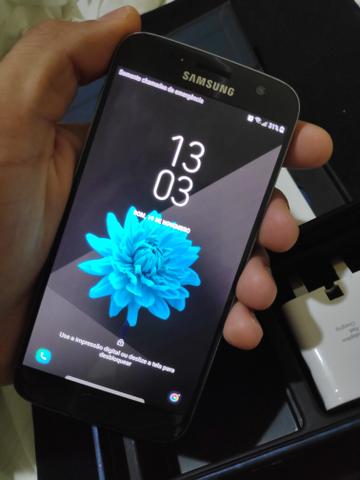 Smartphone Samsung Galaxy s7 flat tela amoled impressão digital - Foto 3