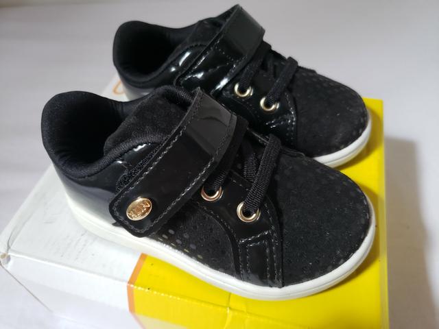 Tênis Klin Menina Preto - Foto 2