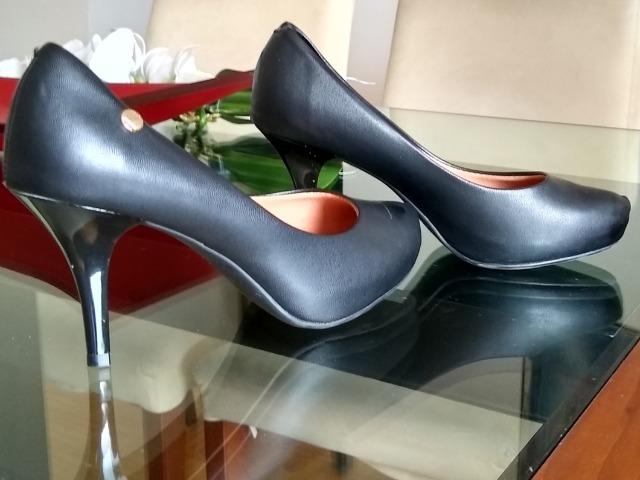 Sapato scarpin preto, n.38