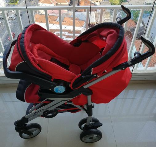 Carrinho + bebê conforto + base isofix Infanti