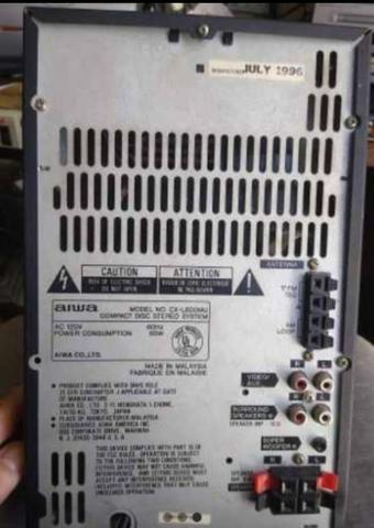 Micro system Aiwa lcx 800 para retirada de peças - Foto 3