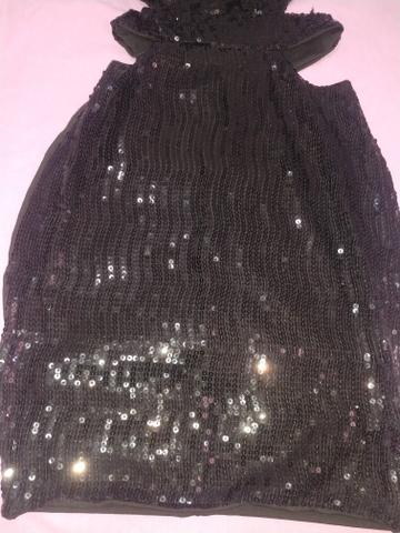 Vestido preto com lantejoulas - Foto 2