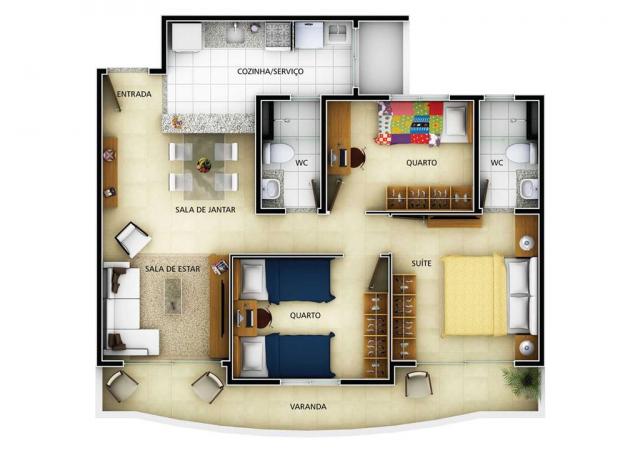 Apartamento residencial à venda, engenheiro luciano cavalcante, fortaleza. - Foto 14
