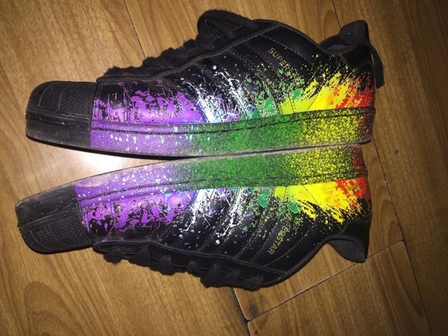 tenis adidas superstar pride pack