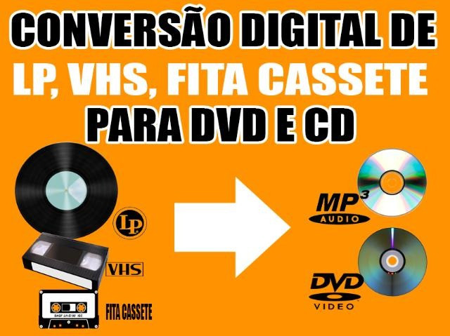 Vhs para dvd e outros formatos - Foto 2