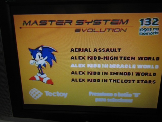 Vídeo game master system com 132 jogos - Foto 3