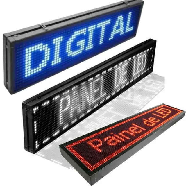 Painel Luminoso 100x20 Branco WIFI(honestidade e qualidade distribuidora JK eletrônicos)