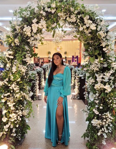 Vestido verde Tiffany
