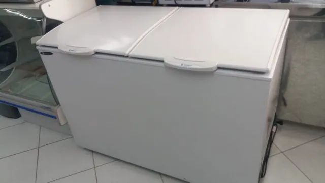 Freezer horizontal 410 litros gelopar 2 tampas - Alecs