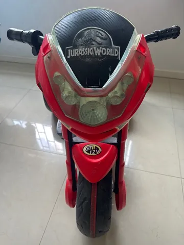 Moto Elétrica Infantil Super Moto GT2 Turbo Vermelha 12V - B