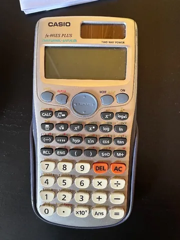 Calculadora Científica Casio C/ 417 Funções, Visor De 4 Linhas Fx-991esplus