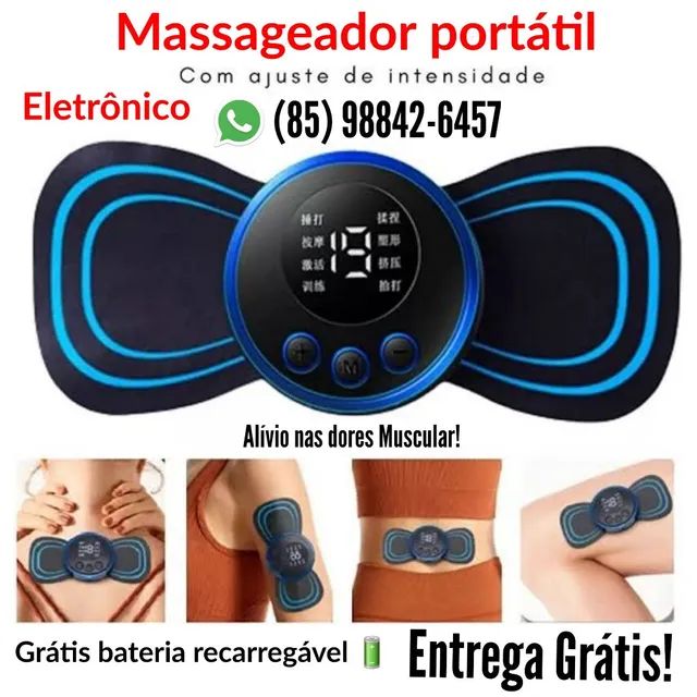Massageador portátil eletrônico massagem original entrega Grátis 