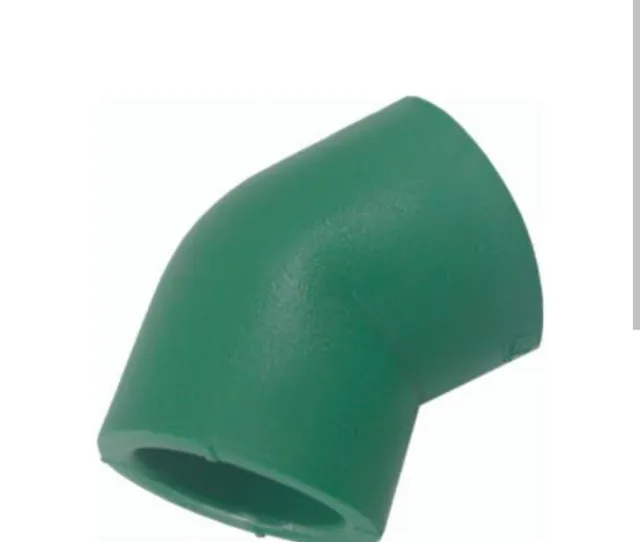 Joelho ppr 45° x 50mm (kit com 53)