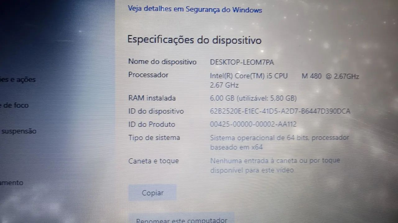 Notebook HP com ssd 240gb, 6gb memória, tela 17" polegadas, carregador, teclado USB. - Foto 2