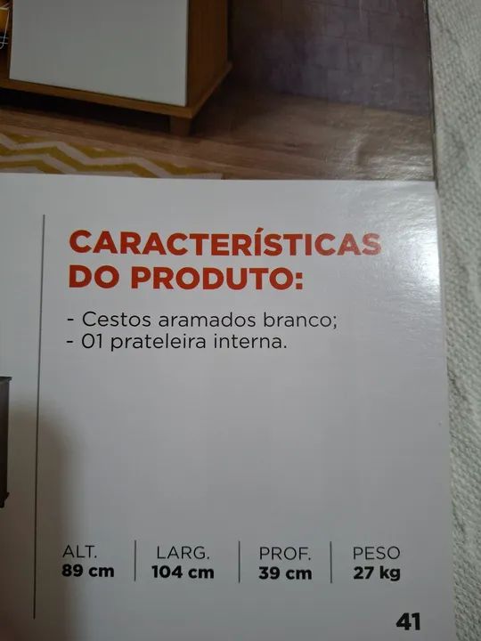 Armário Cozinha Completo com Gaveta e Prateleiras - Foto 3